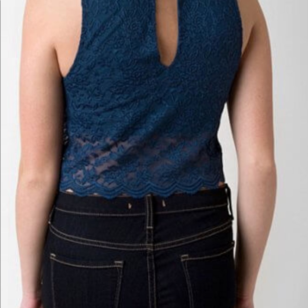 Free People Sapphire Lace Crop Top - Picture 7 of 7